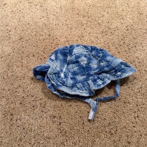 Angel Dear Blue Tie-Dye Baby Sun Hat